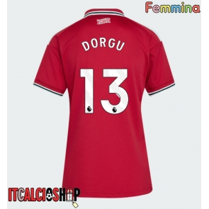 Manchester United Patrick Dorgu #13 Prima Maglia Femmina 2026-27 Manica Corta